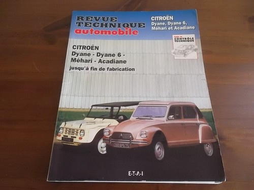 Revue technique citroen - technique, dyane