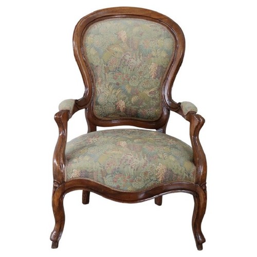 Fauteuil ancien noyer - en,