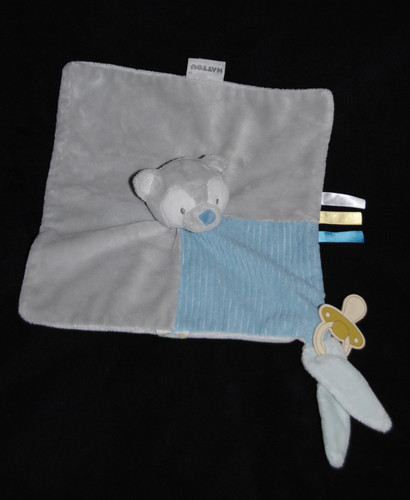 Doudou plat loup - plat, nattou