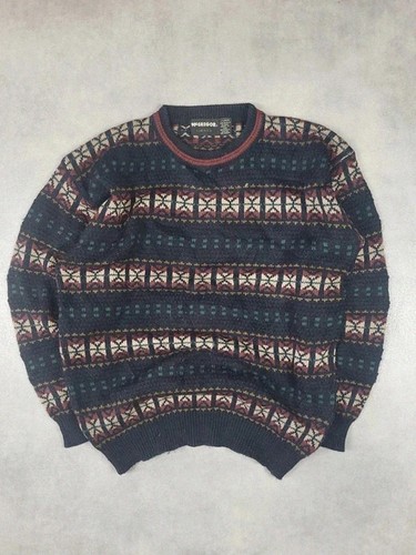 Pull maille vintage - vintage, motif