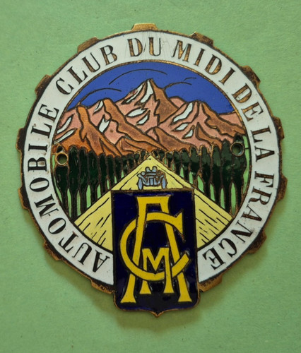 Badge calandre émaillé - badge,