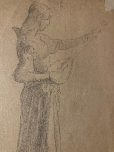 Dessin 1920 sur papier - dessin,