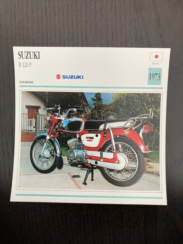 Carte fiche moto collection - fiche,