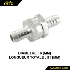 Clapet anti-retour 6 mm pour