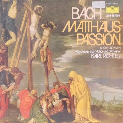 Bach matthäus passion - matthäus-passion, lp