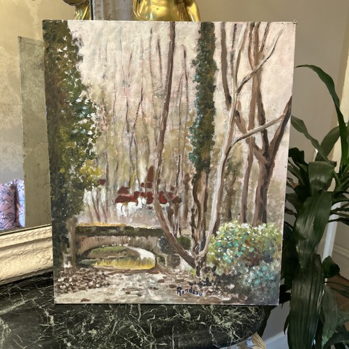 Tableau huile sur - sur, panneau