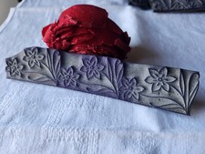 Antique stamp without support frieze embroidery collection fleur des champs n°30