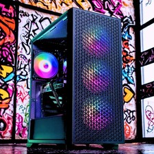 Custom RGB Gaming Desktop PC Intel Core i7 3.40 Quad 32 GB SSD Nvidia RTX 4060