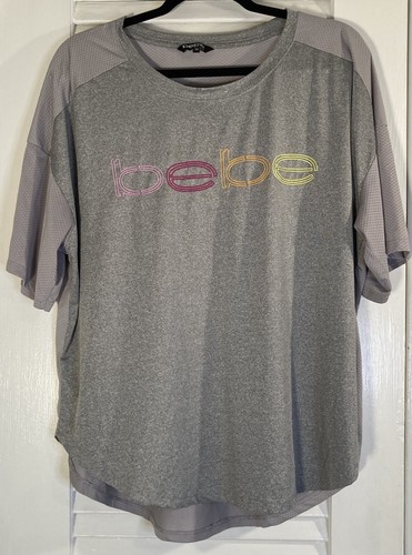 Bebe gray logo performance - bebe,