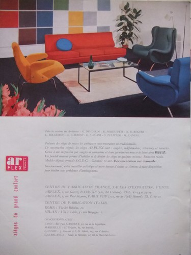 Publicité 1957 arflex sièges - publicitÉ,