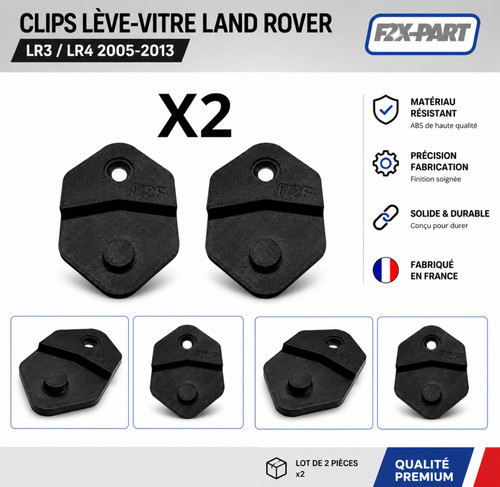 Kit clips lève vitre land - kit,