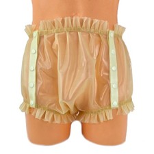 Culotte à couche en latex avec boutons (M)