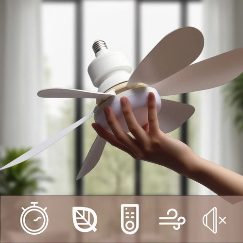 Ventilateur plafond led - plafond, e27