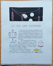 Fin de lustres by Martin - Art Deco Gazette de Bon Ton Pochoir - 1920