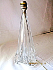 GRAND PIED DE LAMPE EN CRISTAL