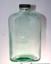 Rare 30’s Coca Cola refrigerator Cooler Water Bottle Green With Ship