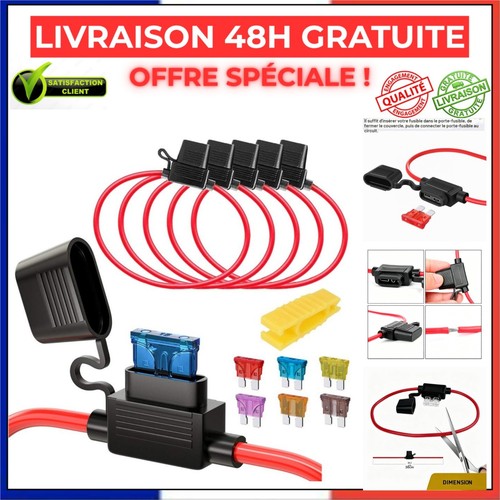 Porte fusibles auto 16awg 32v - porte-fusibles,