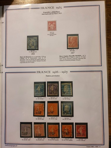 Anciens timbres france - anciens, de
