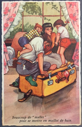 Carte postale humoristique - carte,