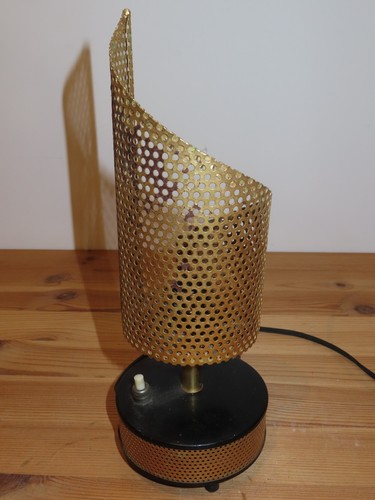 Lampe métal perforé - métal, télé