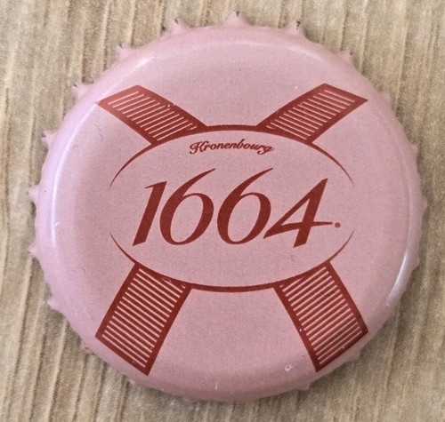 Capsule bière 1664 rose - ,