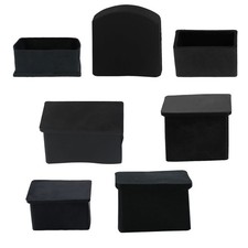 PVC Jambe Capuchon Fin Pointe Pieds Couverture Meubles Plancher Protecteur 4pcs