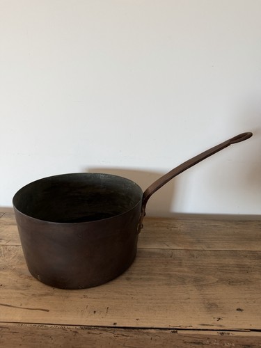 Casserole cuivre avec - , poignée
