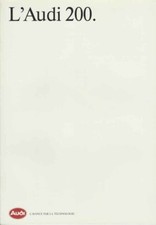 Catalogue Brochure Audi 200 / Avant 06/1990 Belgique en français