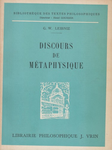 Discours métaphysique par - discours,