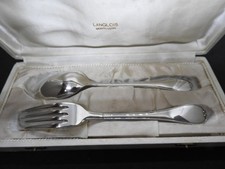 Antique silver metal cutlery