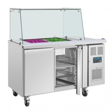 Comptoir inox réfrigéré de