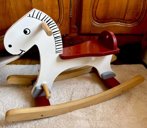 Cheval bascule bois - cheval, à