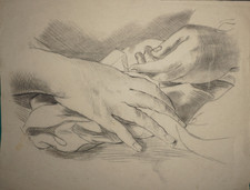 BEAU DESSIN ORIGINAL FUSAIN