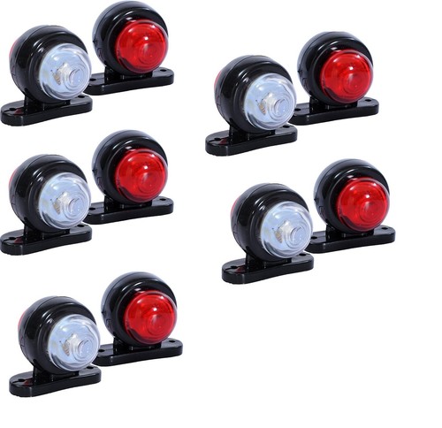 10x mini côté caoutchouc led - côté,