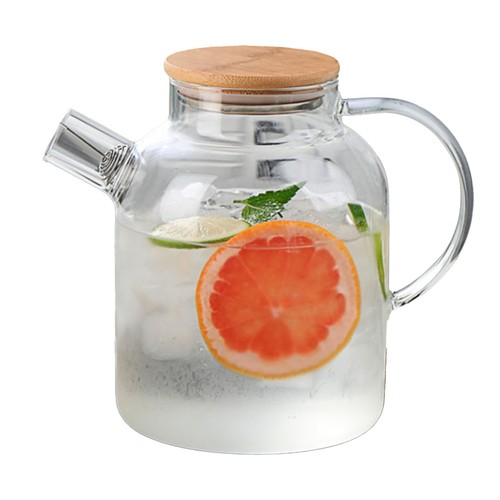 Carafe eau en verre - 1x,