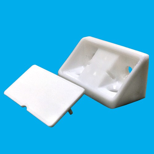 Plastique blanc mini coin - plastique,
