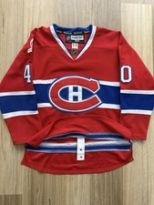 2009 Reebok CCM Montreal Canadiens Lapierre 40 NHL Fight Strap Hockey Jersey 48 