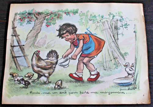 Ancien dessin litho - ancien,