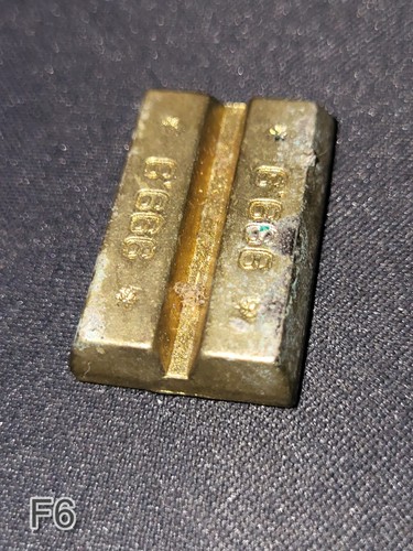 Playmobil lingot or - lingot, (fer)