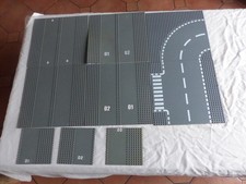 Lego:  9 plaque de base grise