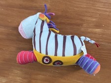 Peluche doudou Zèbre cheval