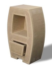table de nuit chevet en carton