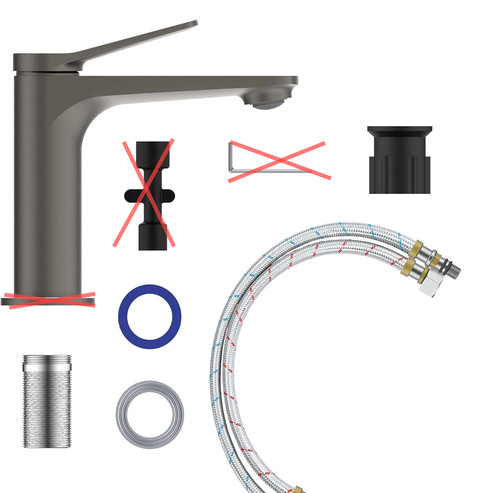 Mitigeur lavabo sur pied - de,