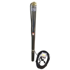 CHM GmbH Pompe A Puits Profonds 3 Pouces 370 Watt 2800 L / Hauteur 5,6 BAR 20m