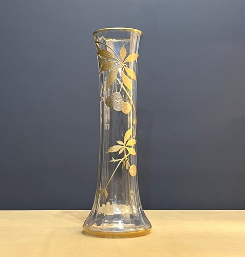 Vase cristal émaillé à - en,