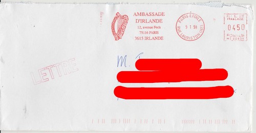 France irish embassy - france, embassade