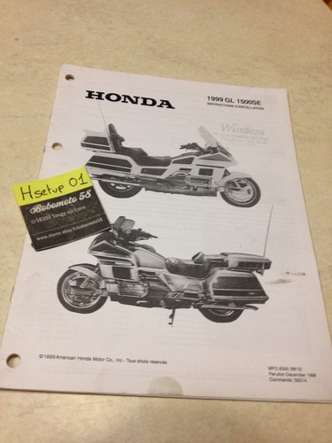 Honda goldwing gl1500se gl1500 - goldwing,