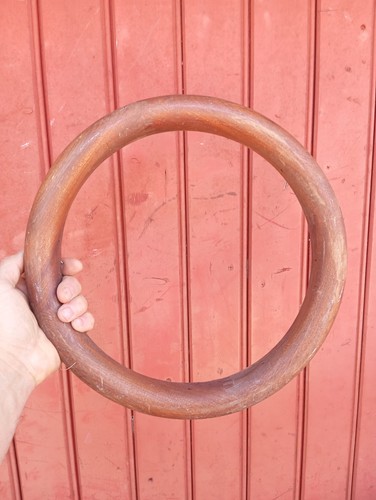 Ancien cadre bois rond pour - ancien,