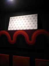 Art mural en tissu Verner Panton "Panton Mira-Triangle" - 13,3" x 25,5" x 1,1"