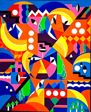 Grand TABLEAU  Huile sur Toile